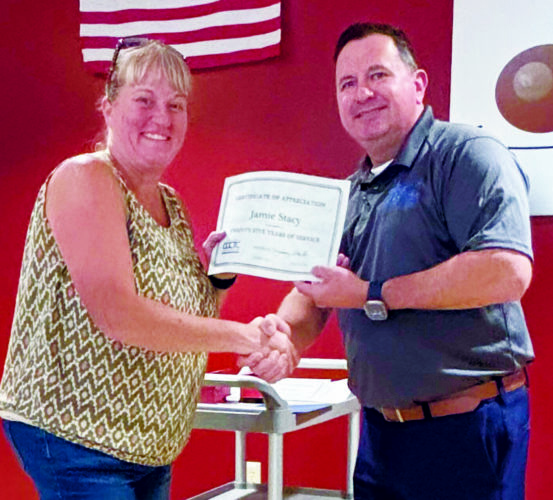 CCCTC recognizes years of service